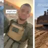 Images from social media of a soldier against whom the Hind Rajab Foundation filed a complaint in Vietnam.