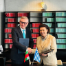 Signing of a Memorandum of Understanding between the Ministers of Culture of Greece and Bulgaria, Lina Mendoni and Evtim Miloshev, September 30, 2026.