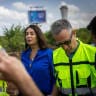  Transportation Minister Miri Regev is seen at Ben-Gurion Airport, central Israel, May 4, 2025
