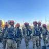 Soldiers of the home front during a recent drill.