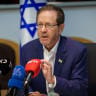 President Isaac Herzog condemns West Bank violence while speaking to reporters September 30, 2026. 