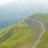 WINDING ROAD on Abano Pass, Georgia. 