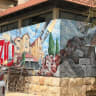 Mural in the northern Israel city of Metula, 2026