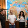 PM Netanyahu meets with Yaniv Hayoun, Or Pardilov, and Dr. Shota Musayev and his wife, Sigalit on October 1, 2026.