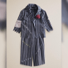 Halloween costume promoted by ZARA resembling the uniform worn by prisoners in Nazi concentration camps, October 2, 2026.