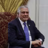 Pakistan's Deputy Prime Minister, and Minister for Foreign Affairs, Mohammad Ishaq Dar attends a meeting with Egyptian Foreign Minister Badr Abdelatty to discuss stability in the region following an interim deal between the U.S. and Iran, at Tahrir Palace in Cairo, Egypt June 21, 2026. 