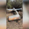A light aircraft which crashed near Beit Shemesh on October 3, 2026.