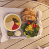 LENTIL HUMMUS at Cafe Tzvi.