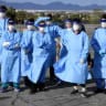 Touro University Nevada medical students and physician assistants. 