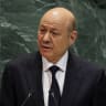 President of Yemen's Presidential Leadership Council Rashad al-Alimi addresses the 80th United Nations General Assembly (UNGA), at the U.N. headquarters in New York, U.S., September 25, 2025.