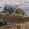 Soldiers of Israel's artillery unit take part in a drill at the military base of Har Dov on Mount Hermon, a strategic and fortified outpost at the crossroads between Israel, Lebanon, and Syria, in the annexed Golan Heights on August 28, 2023. 