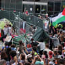 A pro-Palestinian protest encampment is re-occupied at the Massachusetts Institute of Technology (MIT), during the ongoing Israel-Hamas war, in Cambridge, Massachusetts,US, May 6, 2024. 