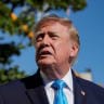 US President Donald Trump speaks with media before boarding Marine One as he travels to Grand Island, Nebraska, on the South Lawn of the White House in Washington, DC, US, October 5, 2026. 