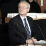 Former BND (Federal Intelligence Service) President August Hanning arrives for the Bundestag hearing on December 4, 2008 in Berlin, Germany. 