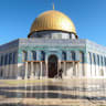 An Islamic Waqf member cleans the area outside the Dome of the Rock, at Al-Aqsa compound, in Jerusalem, September 13, 2026.