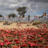 The Nova Music Festival memorial, pictured October 6, 2026.