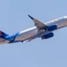 An Israir Airlines plane takes off from Ben-Gurion Airport, outside Tel Aviv, August 4, 2026.