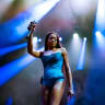  Azealia Banks performs at O2 Academy Brixton on September 13, 2024 in London, England. 