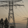 Power poles.