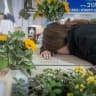 Illustrative: Atara Sinton, the girlfriend of late Israeli soldier Sgt. Ariel Sosnov Sasonov, who was killed in a Hezbollah rocket attack on northern Israel, visits his grave ahead of Shabbat at Mount Herzl Military Cemetery in Jerusalem, January 30, 2026.