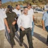 FINANCE MINISTER Bezalel Smotrich attends a groundbreaking ceremony for the new Karmei Yehuda community in the Hebron Hills, Sept. 27. 