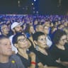 Israelis attend a national memorial ceremony marking three years since the October 7 massacre at the Yarkon Park in Tel Aviv on Wednesday.