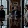 Michael Rapaport (center) plays haredi billionaire Michael Gerstel in 'Matchmaking 3'