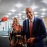 FILE PHOTO: US Special Envoy for Syria and Iraq Tom Barrack speaks to members of media at the United Nations headquarters in New York City, US, September 24, 2026.