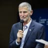 Yair Golan, chairman of the Democrats party, attends the Shabtai Shavit World Summit on Counter-Terrorism at Reichman University in Herzliya, October 6, 2026.