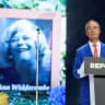 FILE PHOTO: Britain's Reform UK party leader and MP for Clacton, Nigel Farage speaks during a special tribute to Ann Widdecombe on the first day of the Reform UK party conference, in Birmingham, Britain, September 4, 2026