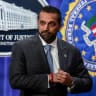 Acting U.S. Attorney General Todd Blanche holds a press conference to discuss Tren de Aragua developments in Washington Tuesday, 15th September 2026