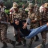 Protest against India's Chief Election Commissioner Gyanesh Kumar, in New Delhi Saturday, 10th October 2026