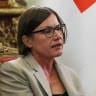 International Committee of the Red Cross (ICRC) President Mirjana Spoljaric speaks during a meeting with Russia's Foreign Minister in Moscow on July 1, 2026.