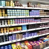 Dairy products in a supermarket, March 2026.