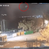 A screenshot from a video showing the unidentified aerial object which set off alarms in the Western Galilee, October 10, 2026.