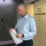 Otzma Yehudit MK  Yitzhak Kreuzer files complaint alleging excessive police force was used against him, October 11, 2026.