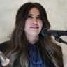 US Ambassador to Greece Kimberly Guilfoyle speaks during a dedication ceremony at the chancery of the US Embassy in Athens, on October 7, 2026.