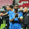 Dasa in Israel national team kit.