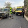 Rescue forces respond to explosion in northern Israel, October 12, 2026.