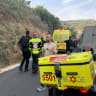 Rescue forces respond to explosion in northern Israel, October 12, 2026.