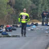 Rescue forces respond to explosion in northern Israel, October 12, 2026.