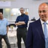 Dr. Yaron Zelekha, chairman of the New Economic Party, and Yoaz Hendel, chairman of the Reservists Party, hold a press conference announcing their joint run in the upcoming general elections, in Tel Aviv, September 6, 2026.