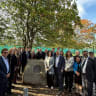J7 summit members meet in Dublin park. 