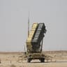 A Patriot missile battery is seen near Prince Sultan air base at al-Kharj on February 20, 2020; Illustrative.