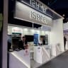 A stand of Israel's Defence Ministry at the Marrakech Airshow in Marrakesh, Morocco, October 7, 2026.