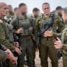 Lt.-Gen. Eyal Zamir meets with officers of the Central Command during a tour of the West Bank.
