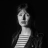 Sally Rooney attends a photocall during the Edinburgh International Book Festival.