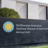  (Illustrative) A sign is displayed outside of the Smithsonian National Museum of American History on July 15, 2026 in Washington, DC. 