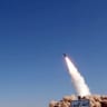  In this handout screengrab released by the Houthi group Media Center on September 16, 2024, Yemen's Houthi group shows the firing of the so-called surface-to-surface “hypersonic ballistic missile.” 