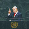 For an Israel crushed by Benjamin Netanyahu’s overbearing charisma, the post-charismatic era’s emergence will not be one day too early,’ the writer argues. Here, Netanyahu addresses the United Nations General Assembly in September. 
